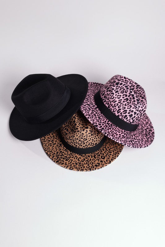 FAUX SUEDE GATSBY STYLE FEDORA