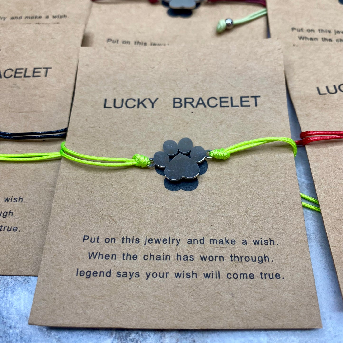 Bracelet - Make A Wish - Paw Print