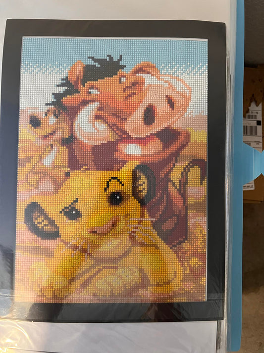 Simba, Timon and Pumba Wall Hanging