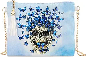 Skull Butterfly Purse