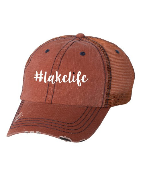 Lakelife Embroidered Trucker Hat