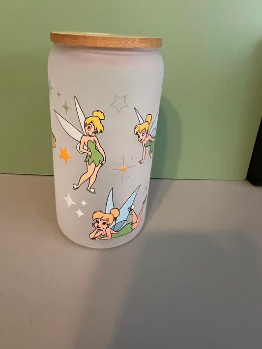 Tinkerbell Glass Tumbler